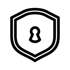 security icon or logo isolated sign symbol vector illustration - high quality black style vector icons
