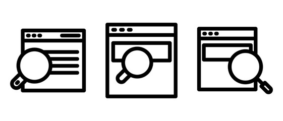 seo icon or logo isolated sign symbol vector illustration - high quality black style vector icons
