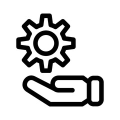 service setting icon or logo isolated sign symbol vector illustration - high quality black style vector icons
