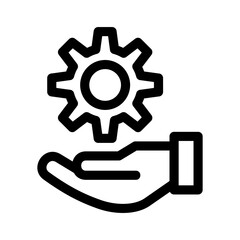 service setting icon or logo isolated sign symbol vector illustration - high quality black style vector icons
