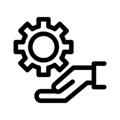 service setting icon or logo isolated sign symbol vector illustration - high quality black style vector icons
