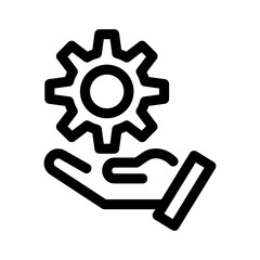 service setting icon or logo isolated sign symbol vector illustration - high quality black style vector icons
