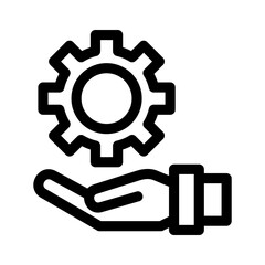 service setting icon or logo isolated sign symbol vector illustration - high quality black style vector icons
