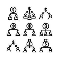 shareholders icon or logo isolated sign symbol vector illustration - high quality black style vector icons
