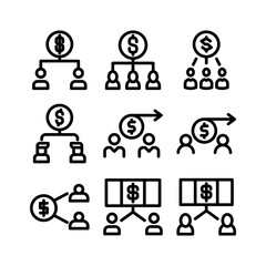 shareholders icon or logo isolated sign symbol vector illustration - high quality black style vector icons
