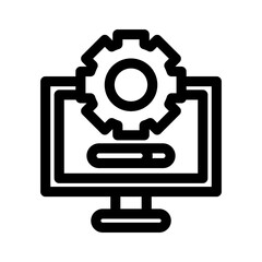 system setting icon or logo isolated sign symbol vector illustration - high quality black style vector icons
