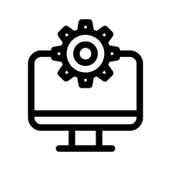 system setting icon or logo isolated sign symbol vector illustration - high quality black style vector icons
