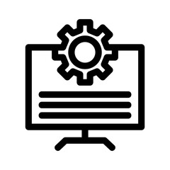 system setting icon or logo isolated sign symbol vector illustration - high quality black style vector icons
