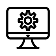 system setting icon or logo isolated sign symbol vector illustration - high quality black style vector icons
