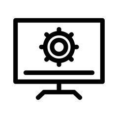system setting icon or logo isolated sign symbol vector illustration - high quality black style vector icons
