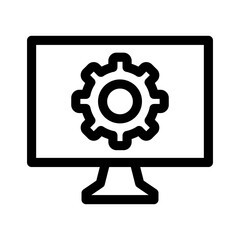 system setting icon or logo isolated sign symbol vector illustration - high quality black style vector icons
