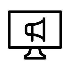 update announcement icon or logo isolated sign symbol vector illustration - high quality black style vector icons
