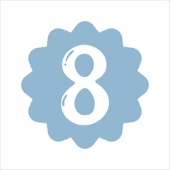 Flat Number Icon