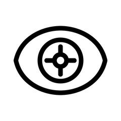 vision icon or logo isolated sign symbol vector illustration - high quality black style vector icons
