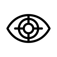 vision icon or logo isolated sign symbol vector illustration - high quality black style vector icons
