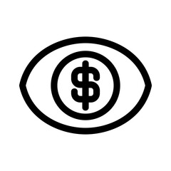 vision icon or logo isolated sign symbol vector illustration - high quality black style vector icons
