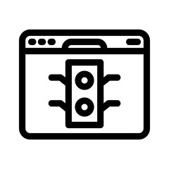 website traffic icon or logo isolated sign symbol vector illustration - high quality black style vector icons
