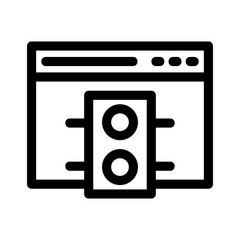 website traffic icon or logo isolated sign symbol vector illustration - high quality black style vector icons
