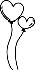 Valentine element doodle