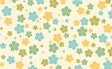 日本風伝統模様背景☆梅☆