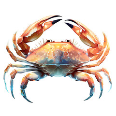 Fisherman or Fisheries crab graphic resource - Generative AI Illustrations - obrazy, fototapety, plakaty