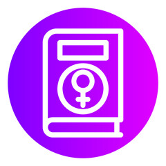 book gradient icon