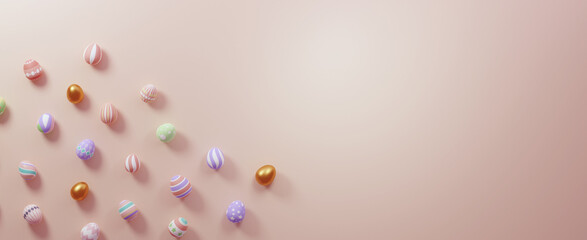 Easter egg banner