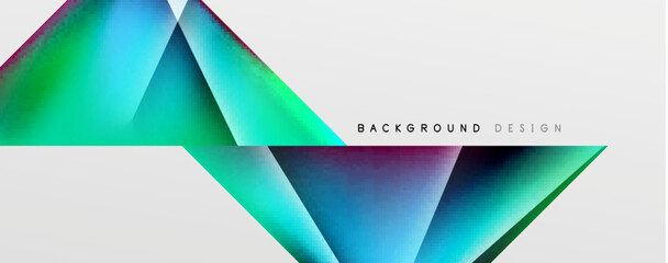 Triangle fluid color gradient abstract background. Vector Illustration For Wallpaper, Banner, Background, Card, Book Illustration, landing page