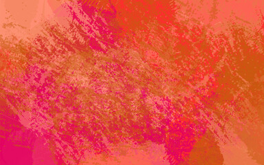 Abstract grunge texture paintbrush wall painting background vector