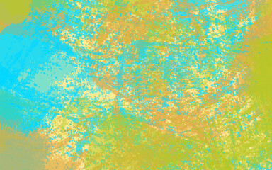Abstract grunge texture paintbrush wall painting background vector