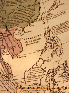 古地図　フィリピンと南シナ海