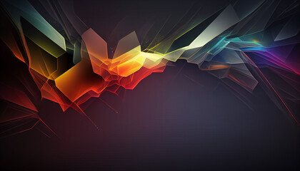 abstract digital low polygon background