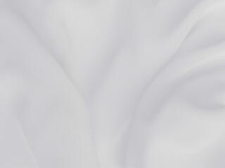 3D white wavy mesh fabric background.