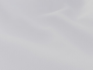 Obraz premium 3D white wavy mesh fabric background.