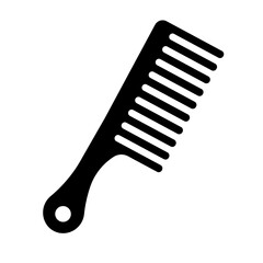 Hairbrush silhouette icon. Comb. Vector.
