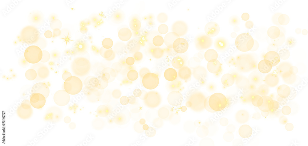 Poster abstract sparks with lens flare effect on transparent background