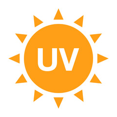 UV. Ultraviolet light icon. Vector.