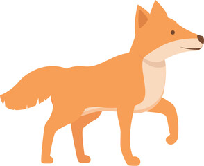 Australia dingo dog icon cartoon vector. Wild animal. Cute mammal