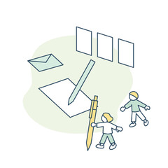 情報について分析・整理する。契約の内容を確認する