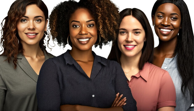 Empowering Women in Workplace: Celebrating International Women's Day with Diversity Equity Inclusivity in the Industry with Multiracial Female Psychologist Transparent PNG (DEI generative AI