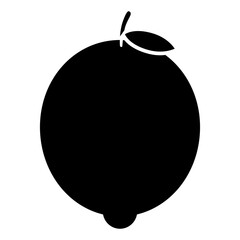 lemon fruit icon logo