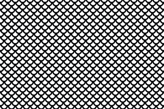fish scales seamless repeat pattern design.