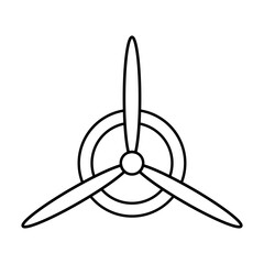 propeller of airplane icon vector for graphic design, logo, web site, social media, mobile app, ui illustration