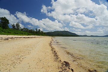 beach and clouds