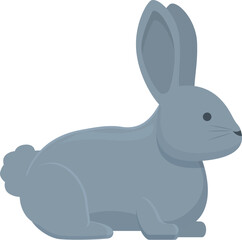 Adult rabbit icon cartoon vector. Cute animal. Hare rodent