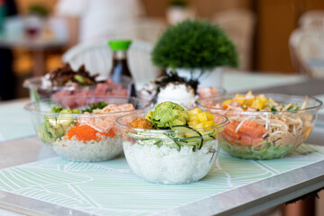 Bowls de Ensalada y Arroz