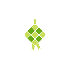 ketupat icon logo vector design 