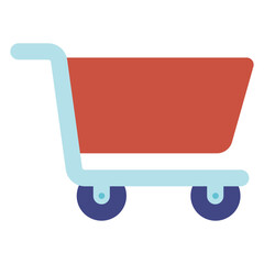 shopping cart flat icon