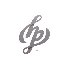 Letter H and P Logo