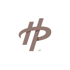 Abstract HP Letter Logo